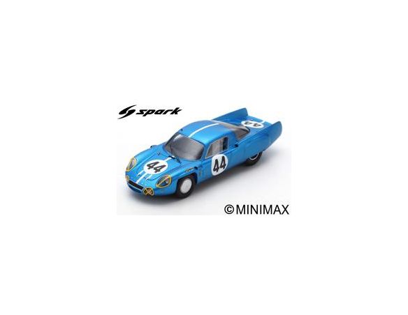 Spark Model S5491 ALPINE A210 N.44 22th LM 1966 J.CHEINISSE-R.DE LAGENESTE 1:43 Modellino