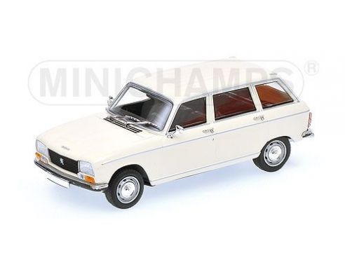 Minichamps PM400112711 PEUGEOT 304 BREAK 1972 WHITE 1:43 Auto Stradali