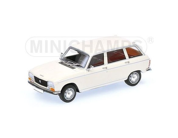 Minichamps PM400112711 PEUGEOT 304 BREAK 1972 WHITE 1:43 Auto Stradali