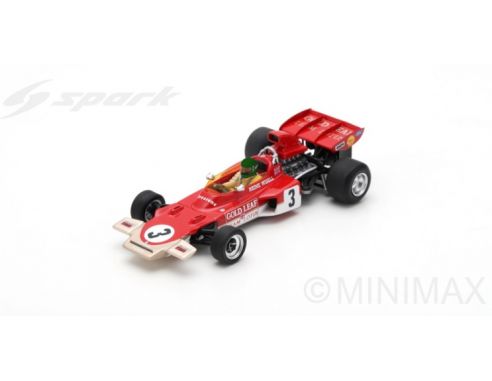 Spark Model S7126 LOTUS 72 D REINE WISELL 1971 N.3 5th CANADIAN GP 1:43 Modellino