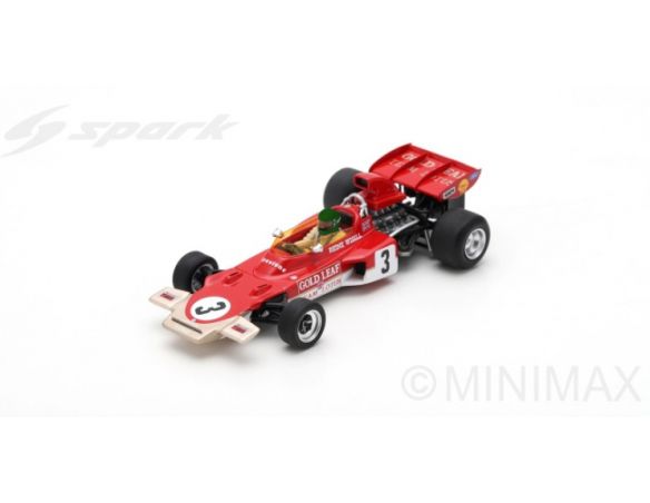 Spark Model S7126 LOTUS 72 D REINE WISELL 1971 N.3 5th CANADIAN GP 1:43 Modellino