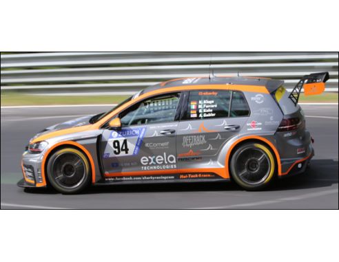 Spark Model SG418 VW GOLF 7 TCR N.94 2nd SP 3T CLASS 24 H NURBURGRING 2018 KLUGE-FERRARO-K Modellino
