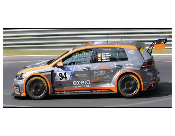 Spark Model SG418 VW GOLF 7 TCR N.94 2nd SP 3T CLASS 24 H NURBURGRING 2018 KLUGE-FERRARO-K Modellino