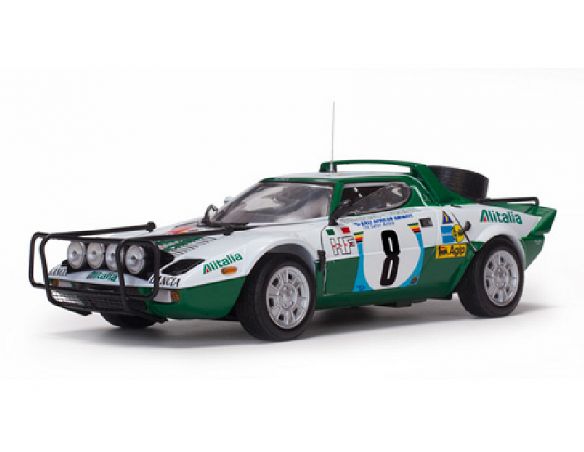 SunStar SS4626 LANCIA STRATOS N.8 ALITALIA 3rd SAFARI RALLY 1975 WALDEGARD-THORZEL.1:18 Modellino