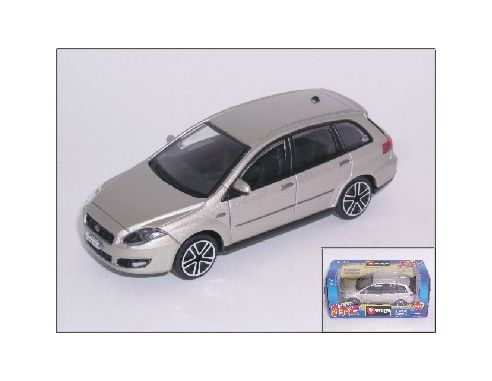 Bburago BU00708 Fiat Croma Silver Street Fire 1:43 Modellino