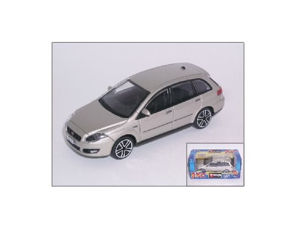 Bburago BU00708 Fiat Croma Silver Street Fire 1:43 Modellino