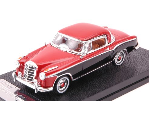 Vitesse VE28667 MERCEDES 220 SE COUPE DARK RED/BLACK 1:43 Modellino
