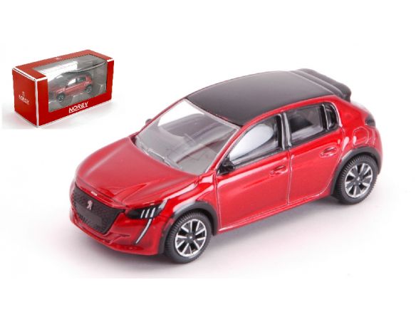 Norev NV310911 PEUGEOT 208 2019 RED 1:64 Modellino