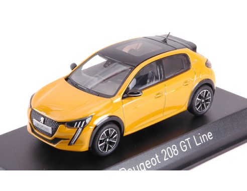 Norev NV472830 PEUGEOT 208 GT 2019 LINE YELLOW 1:43 Modellino