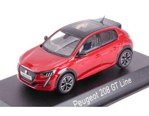 Norev NV472832 PEUGEOT e-208 GT 2019 RED 1:43 Modellino