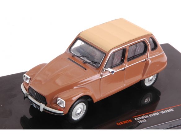 Ixo model CLC307N CITROEN DYANE NAZARE BROWN/BEIGE 1:43 Modellino