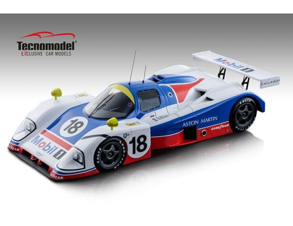 Tecnomodel TMD18137A ASTON MARTIN AMR1 N.18 11th LE MANS 1989 LOS-REDMAN-ROE 1:18 Modellino