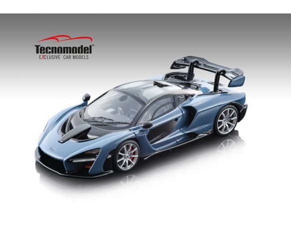 Tecnomodel TMD43EX09A MC LAREN SENNA 2018 VICTORY GREY GENEVE AUTOSHOW LIM.PCS 99 1:43 Modellino