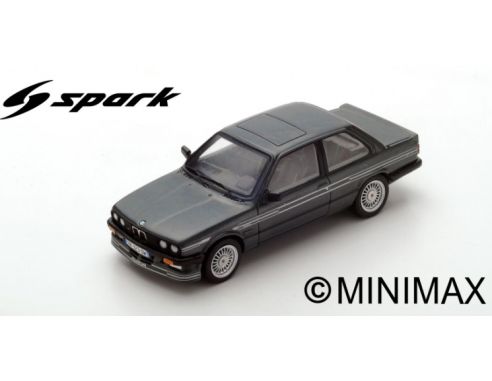 Spark Model S2808 BMW ALPINA B6 3.5 (E30) 1986 BLACK 1:43 Modellino