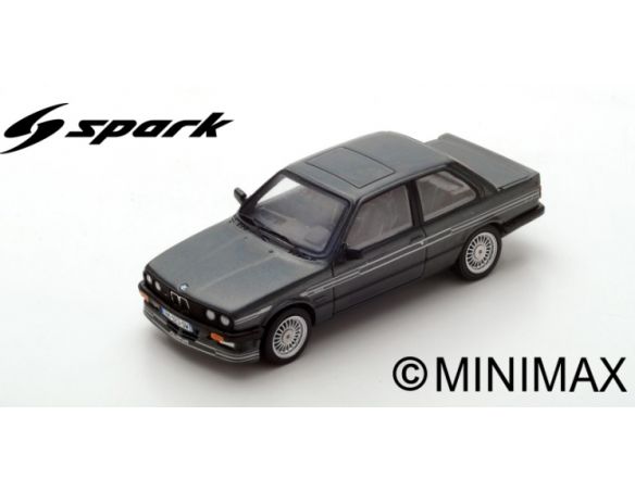 Spark Model S2808 BMW ALPINA B6 3.5 (E30) 1986 BLACK 1:43 Modellino