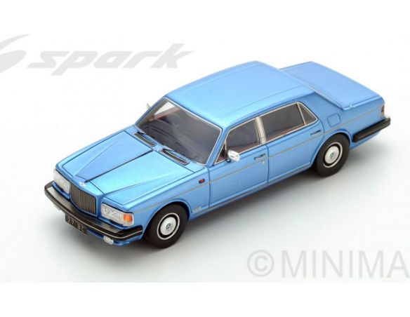 Spark Model S3821 BENTLEY MULSANNE 1980 LIGHT BLUE 1:43 Modellino