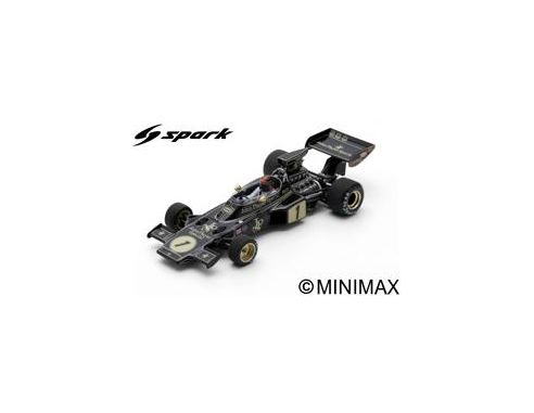Spark Model S7127 LOTUS 72E EMERSON FITTIPALDI 1973 N.1 WINNER SPANISH GP 1:43 Modellino