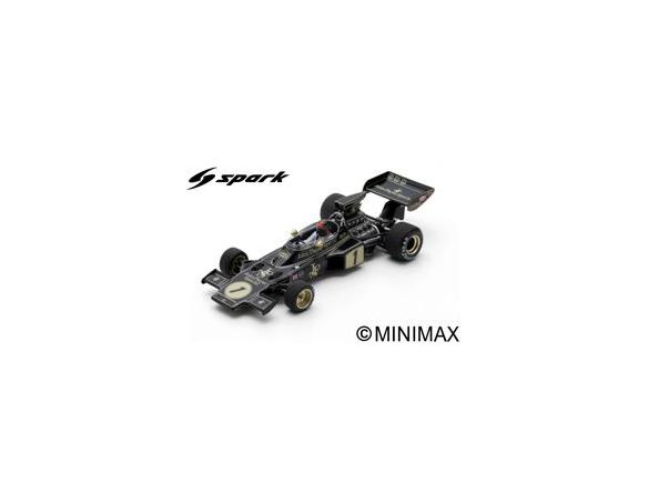 Spark Model S7127 LOTUS 72E EMERSON FITTIPALDI 1973 N.1 WINNER SPANISH GP 1:43 Modellino