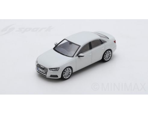 Spark Model S8150 AUDI A4 2016 IBIS WHITE 1:43 Modellino