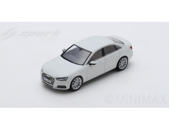 Spark Model S8150 AUDI A4 2016 IBIS WHITE 1:43 Modellino