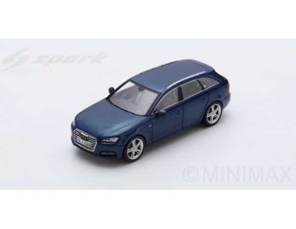 Spark Model S8151 AUDI A4 AVANT 2016 SCUBA BLUE 1:43 Modellino