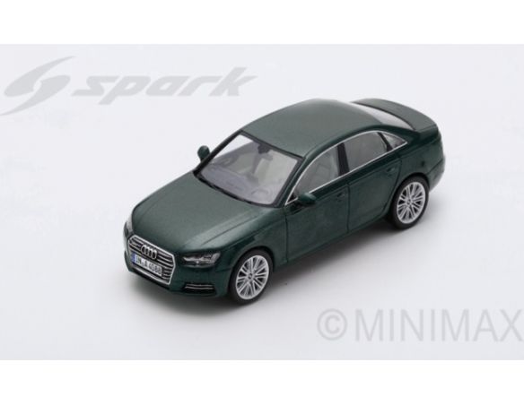 Spark Model S8153 AUDI A4 2016 GOTLAND GREEN 1:43 Modellino