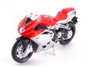 BBURAGO BU51053R MV AGUSTA F4 SILVER/RED 1:18 Modellino