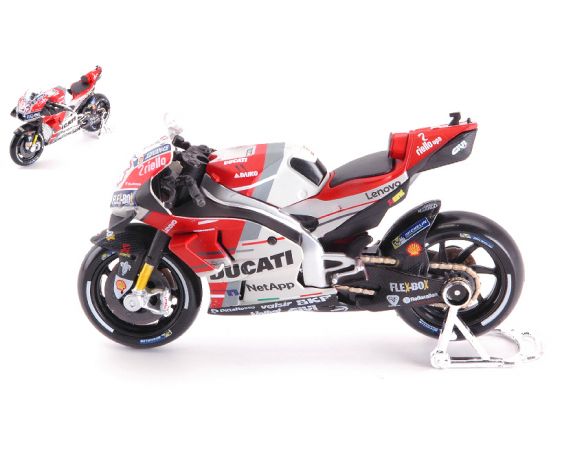 Maisto MI31593D DUCATI DESMOSEDICI ANDREA DOVIZIOSO 2018 N.04 1:18 Modellino