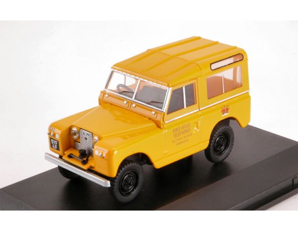 Oxford OXF43LR2S004 LAND ROVER SERIES II SWB HARD TOP POST OFFICE TELEPHONES YELLOW 1:43 Modellino