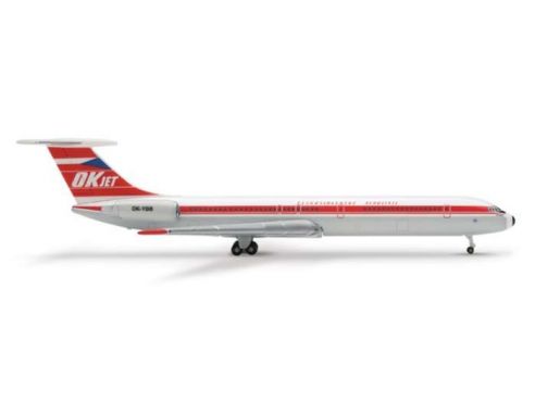 Herpa 515146 CSA Czech Airlines Ilyushin IL-62 1:500 Aereo Modellino