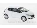 Ixo model MDCS021 PEUGEOT 208 R2 WHITE 2013 PLAIN BODY W/4 SPARE WHEELS 1:43 Modellino