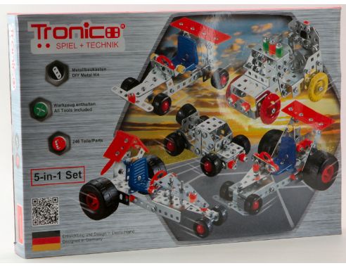 TRONICO TRON10270A SET AUTO PCS 246 DIMENSIONI DA 10x7x5 cm A 18x13x9,7 cm Modellino