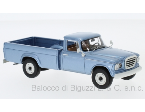 Neo Scale Models NEO47275 STUDEBAKER CHAMP PICKUP 1963 MET.LIGHT BLUE 1:43 Modellino