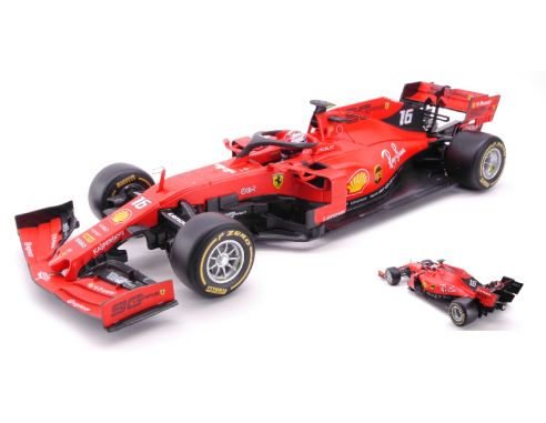 Bburago BU16807L FERRARI SF90 CHARLES LECLERC 2019 N.16 1:18 Modellino