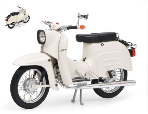 Schuco SH6639 SIMSON KR51/1 WHITE 1:10 Modellino