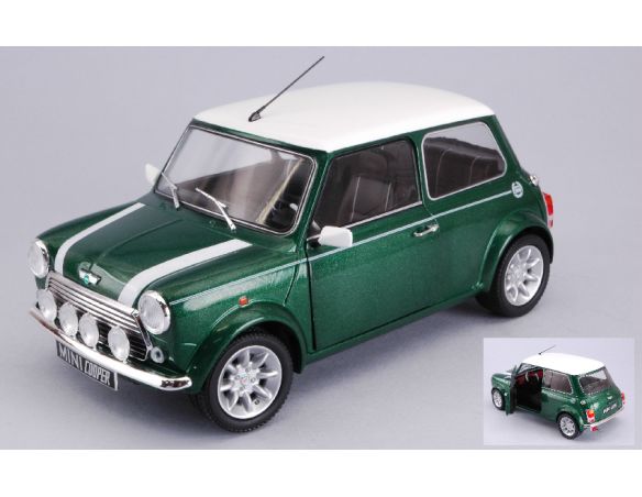 Solido SL1800603 MINI COOPER SPORT 1997 BRITISH RACING GREEN 1:18 Modellino