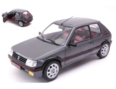Solido SL1801704 PEUGEOT 205 GTI PHASE 2 1990 GUN METAL GREY 1:18 Modellino
