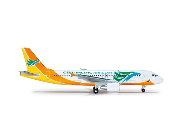 Herpa 519205 Cebu Pacific Air Airbus A320 RP-C3250 1:500 Aereo Modellino