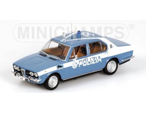 Minichamps PM400120291 A.ROMEO ALFETTA POLIZIA 1972 1:43 Modellino