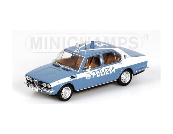 Minichamps PM400120291 A.ROMEO ALFETTA POLIZIA 1972 1:43 Modellino