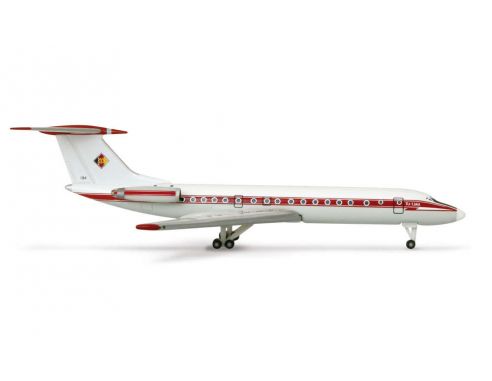 Herpa 515467 NVA Tupolev TU-134A Reg. 184 1:500 Aereo Modellino