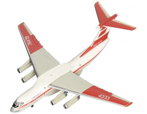 Herpa 517409 Aeroflot Ilyushin IL-76TD Antarctic Aviation Colors 1:500 Aereo