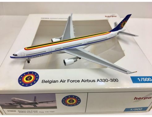 Herpa 518239  Belgian Air Force Airbus A330-300 1:500 Aereo Modellino