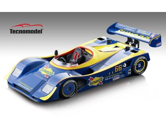 Tecnomodel TMD18134A PORSCHE 966 SUNOCO N.66 500 KM ROAD AMERICA 1993 J.PAUL J./C.SLATER 1:18 Modellino