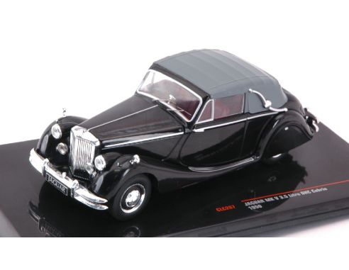 Ixo model CLC287 JAGUAR MK V 3.5 LITRE DHC CABRIO BLACK 1950 1:43 Modellino