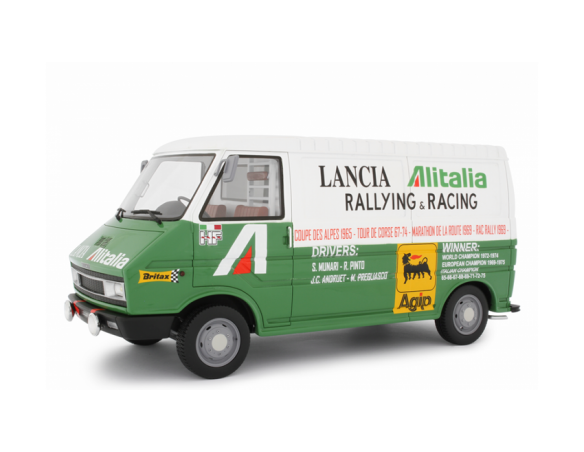 LAUDO RACING LM107A1 FIAT 242 ASSISTENZA LANCIA 1974 1:18 Modellino