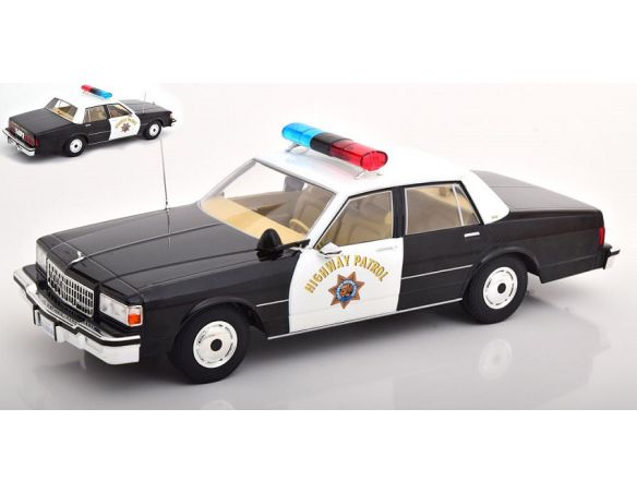 MODELCARGROUP MCG18114 CHEVROLET CAPRICE CALIFORNIA HIGHWAY PATROL 1:18 Modellino