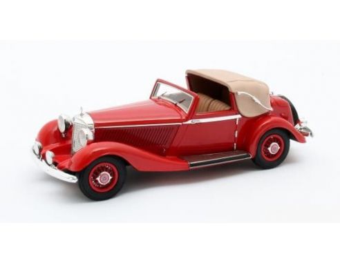 Matrix MX41302-151 MERCEDES 500K DHC BY CORSICE OPEN 1935 RED 1:43 Modellino