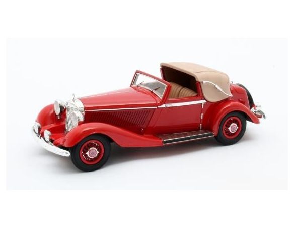 Matrix MX41302-151 MERCEDES 500K DHC BY CORSICE OPEN 1935 RED 1:43 Modellino