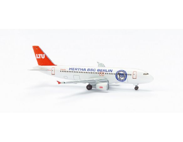 Herpa 502153 LTU Airbus A320 Hertha BSC Berlin 1:500 Aereo Modellino